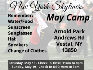 New York Skyliners May 18 - 19, 2024 CAMP